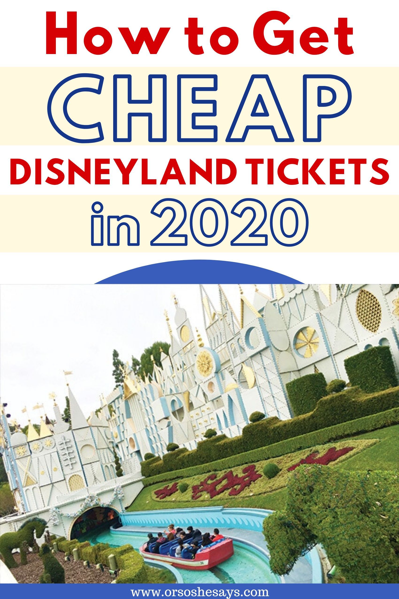 Discount Disneyland Tickets