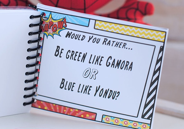 Today we want to find out if you would rather be able to fly or be invisible? This free Would You Rather Marvel Super Hero Edition is perfect for any super activity, especially a road trip to Summer of Heroes at Disneyland! Get the free game on www.orsoshesays.com.