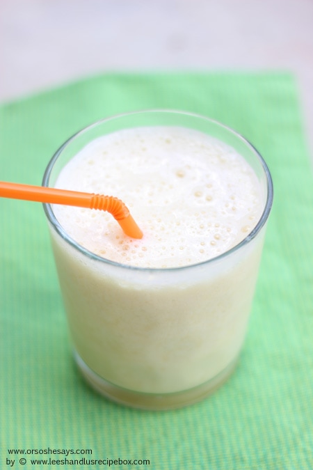 We've got a great, no-added-sugar recipe for Orange Julius today on the blog! Enjoy a refreshing drink in the heat of summer and feel good about offering it to the kids! www.orsoshesays.com