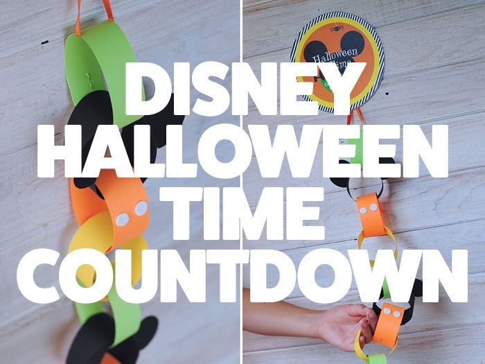 FREE Disney Halloween Time Countdown Chain (she Adelle)