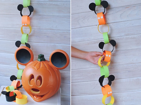 This Disney Halloween Countdown Chain is so easy it is scary! Get ready for the perfect way to countdown to your not-so-spooky Disneyland vacation. If you're not heading to the parks during Halloween Time, you can still use this Halloween countdown just to count the days till Halloween in your very own neighborhood. #halloween #halloweentime #halloweencountdown #daystillhalloween #disneycountdown #disneyworldcountdown #disney #disneyland #disneyworld #ldsblogger #mormonblogger #lds #mormon #countdown www.orsoshesays.com