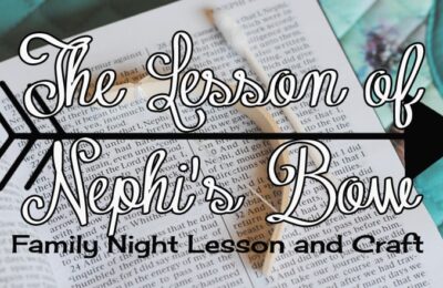 If your kids started school recently like mine did, I have a feeling that you are going to know why this Family Night lesson popped into my head this week. It is about attitude! Not just any attitude. An attitude like Nephi's. Get the lesson on www.orsoshesays.com.