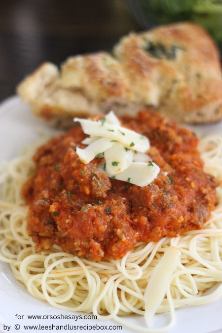 Anyone else have tomatoes coming out of their ears?? This sauce is a perfect and delicious way to put them to good use! Get the recipe on www.orsoshesays.com.