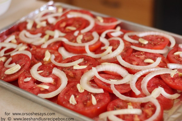 Anyone else have tomatoes coming out of their ears?? This sauce is a perfect and delicious way to put them to good use! Get the recipe on www.orsoshesays.com.