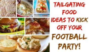This is an AWESOME collection of tailgating food ideas, that would make any football party rock!!! #tailgating #recipes #football