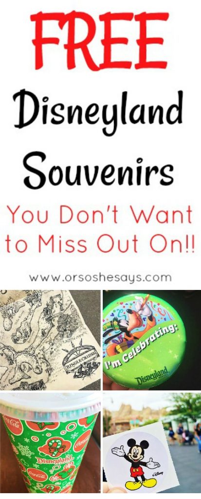 10 Free Disneyland Souvenirs You Don't Want to Miss! (she: Kimberly)
