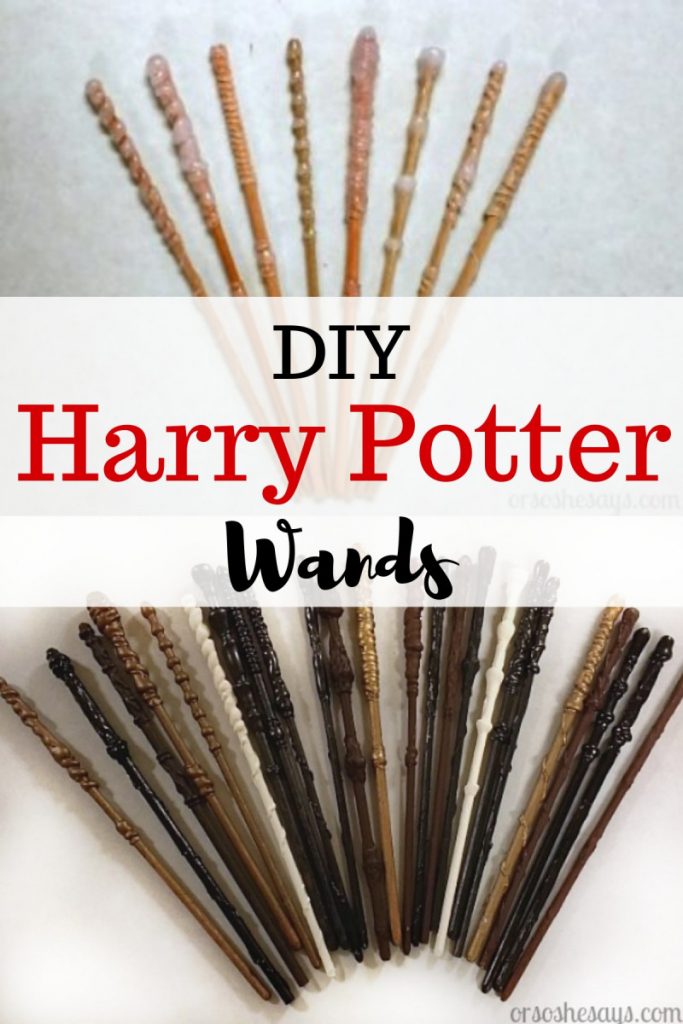 how to make harry potter wands