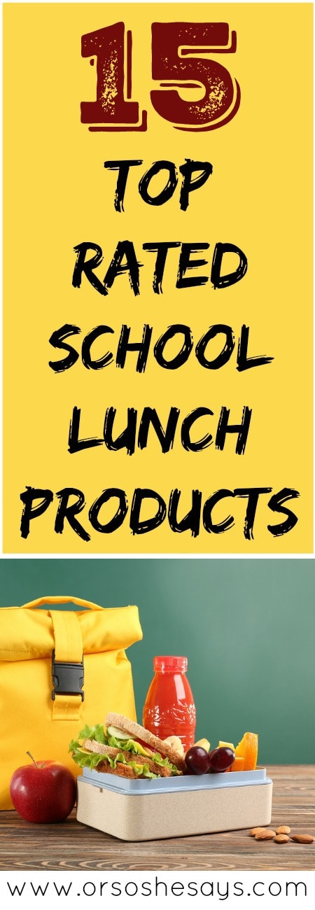 15 Top Rated School Lunch Products ~ #schoollunch #education #parenting