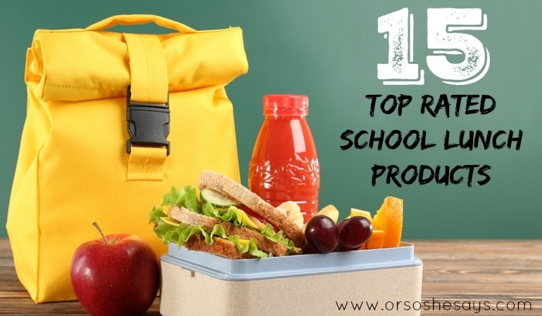15 Top Rated School Lunch Products ~ #schoollunch #education #parenting