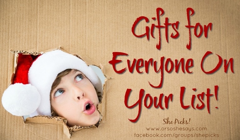 Gift Ideas for Everyone On Your List ~ She Picks! #shepicks 