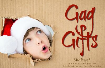 Gag Gifts for White Elephant Parties ~ She Picks! 2017 Gift Guide #shepicks