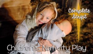 Keep Christmas Christ-centered by having the kids act out this Nativity for family night. Get a free script on the blog today: www.orsoshesays.com.