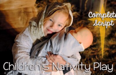 Keep Christmas Christ-centered by having the kids act out this Nativity for family night. Get a free script on the blog today: www.orsoshesays.com.