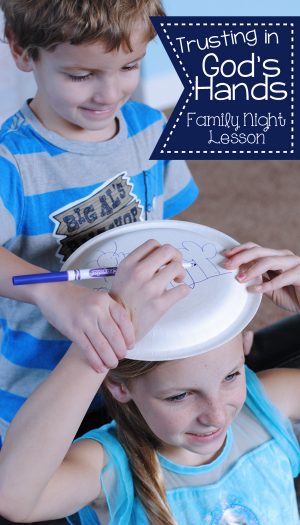 God's hands are always reaching out for us. He loves us. He cares for us. This family night lesson will literally help illustrate that point! Get all the details on the blog: www.orsoshesays.com