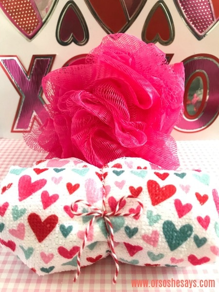 Kids of all ages will love a Valentine tub night! Set the mood with music, candles (maybe flameless?), and heart-themed tub toys and scrubbies! Get the free playlist and other ideas on the blog: www.orsoshesays.com