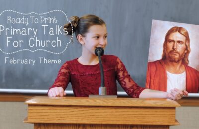 If you have children old enough to give talks in church, then check out the printable primary talks Adelle has prepared for February! www.orsoshesays.com