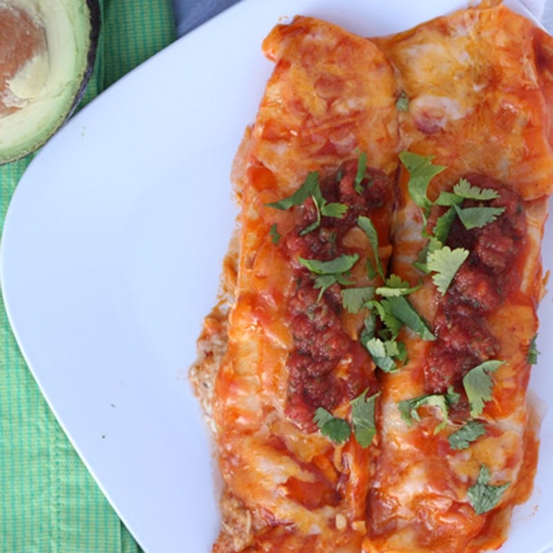 Chicken & Cottage Cheese Enchiladas (she Leesh & Lu)