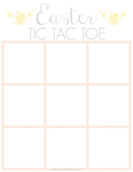 Tic Tac Toe Oreo Printable - And Hattie Makes Three