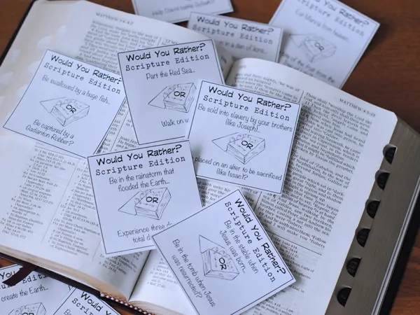 Latter-day Saint Lesson on Choices & Scripture Game for Youth
