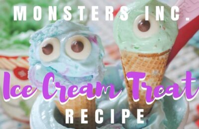 If you love Monsters Inc. as much as I do, then this treat will make you “scream” for ice cream! Keep reading to find out how to make this delicious Monsters, Inc. Ice Cream Treat for your little monsters. www.orsoshesays.com #OSSS #MonstersInc #Monsters #Disney #IceCream #Dessert #recipe #DessertRecipe #DisneyRecipe #LDSBlogger #LDS #MormonBlogger #Mormon #ontheblog #bogger #mikeandsully #sully #mikewazowski
