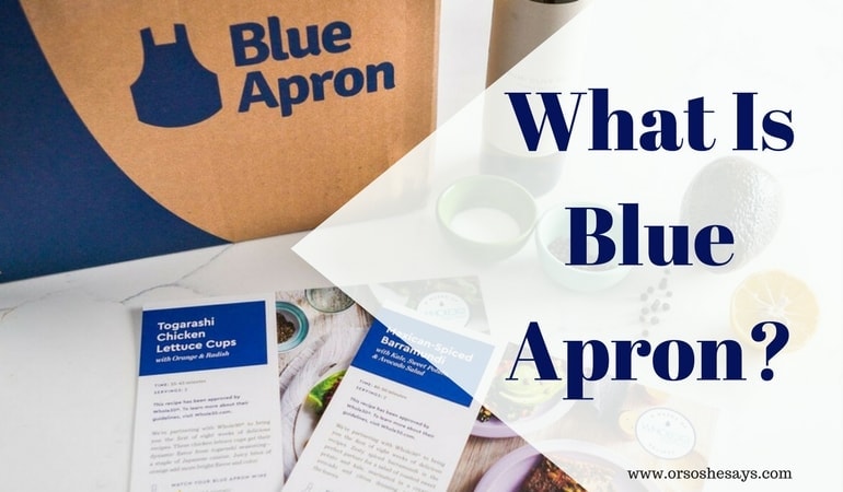 Do you hate meal planning and grocery shopping and worrying about what's for dinner? I do! That's why I love a meal delivery service like Blue Apron. What is Blue Apron? Check out today's post to learn more about it. www.orsoshesays.com #WhatisBlueApron #BlueApron #BlueApronMealKits #homedeliverymeals #mealdelivery #recipes #organic #produce #ldsblogger #lds #mormonblogger #mormon #blogger #ontheblog #mealprep #foodporn