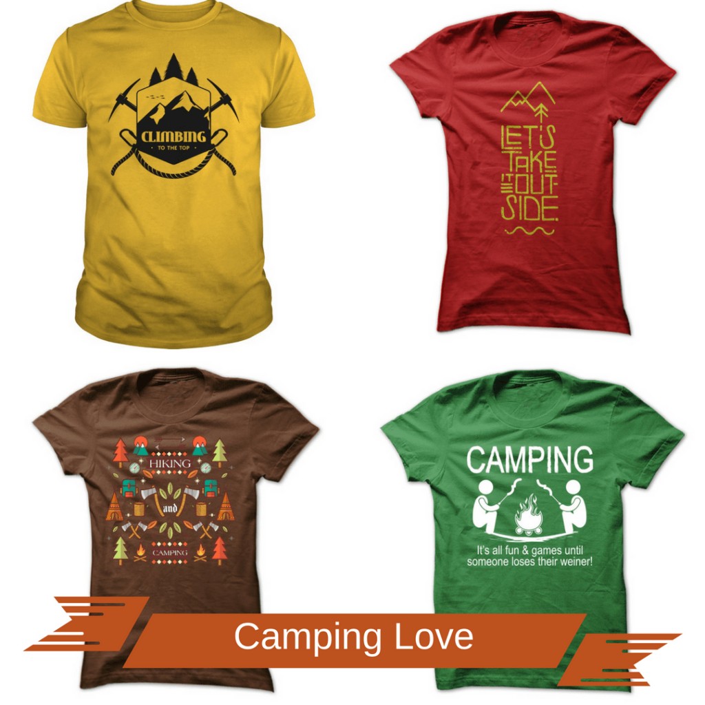 10 camping shirts that prove your OBSESSION with the outdoors! #camping #outdoors #tshirts #campingshirts #giftsformen #giftsforwomen 