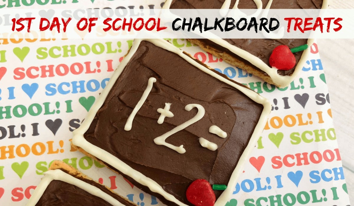 Chocolate Chalkboards, School Treats