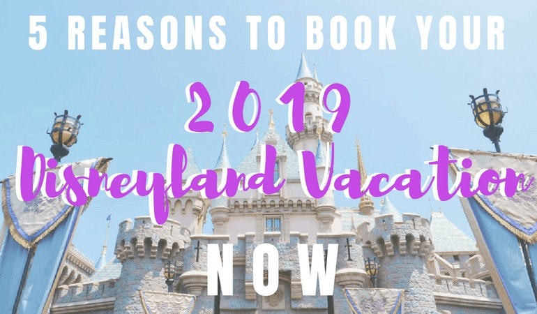 With Star Wars at Disneyland: Galaxy's Edge opening, we know it's going to be more popular then ever before. Keep reading to see a few other reasons why you should book for 2019 NOW! www.orsoshesays.com #osssdoesdisney #osss #disney #starwars #vacation #disneyland #familyvacation #mormonblogger #mormon #ldsblogger #lds
