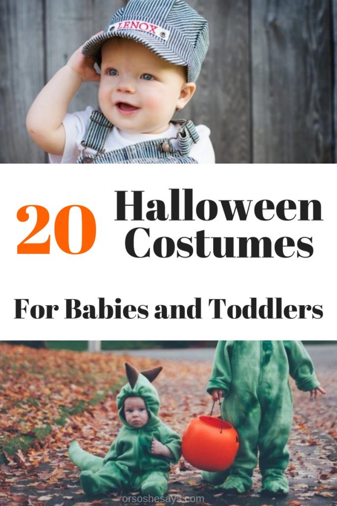 20 Impossibly Cute Halloween Costumes for Babies & Toddlers - See the full list on www.orsoshesays.com. #halloween #costumes #baby #costumeideas #halloweenideas 