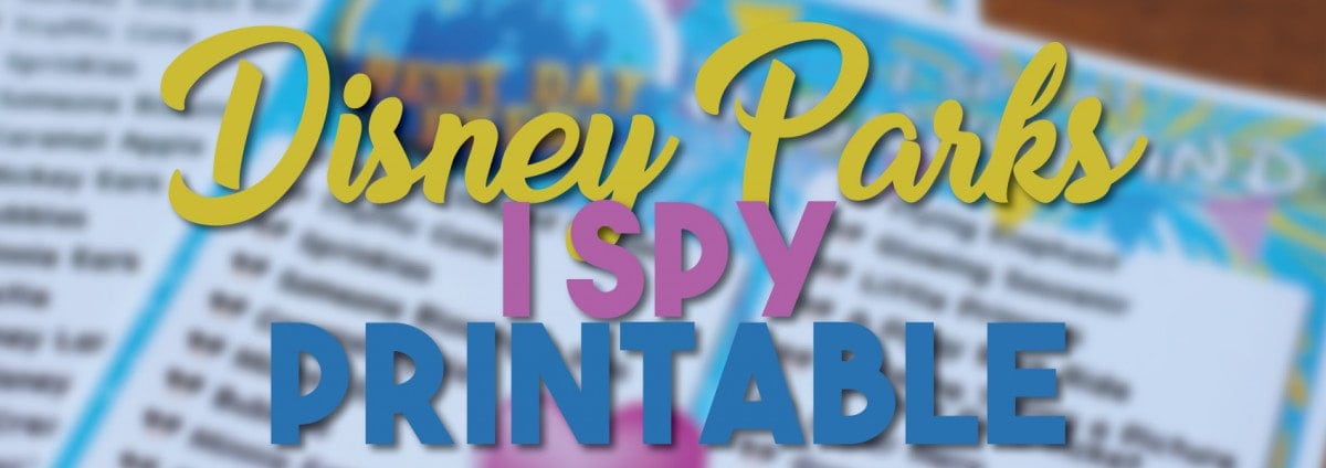 I Spy Disney Printable