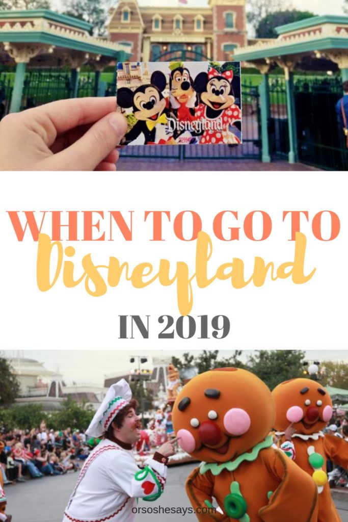 There are a lot of rumor sites out there, and this is NOT one of them. Instead, it is hopefully a good resource to help you to decide when to go to Disneyland in 2019. Get the scoop at www.orsoshesays.com #disneyland #getawaytoday #GAT #disney #vacation #starwars