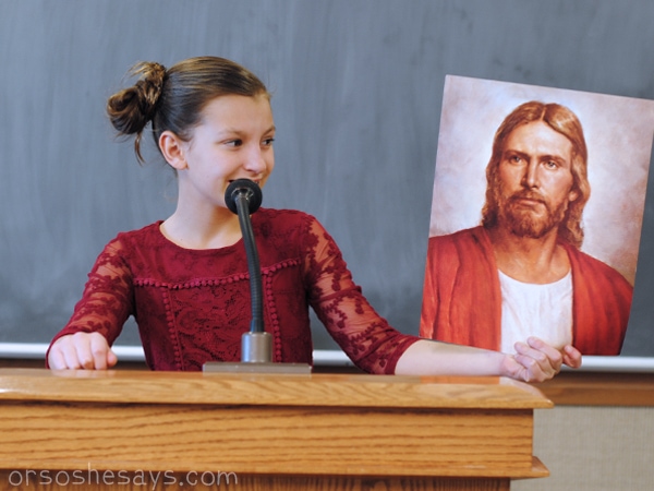 Use these printable Primary Talks about Jesus for when your child is assigned to talk in Primary School. There are four topics about Christ to choose between. #LDS #OSSS #Primary #Jesus #ChildrensTalk #Christmas #SecondComing www.orsoshesays.com