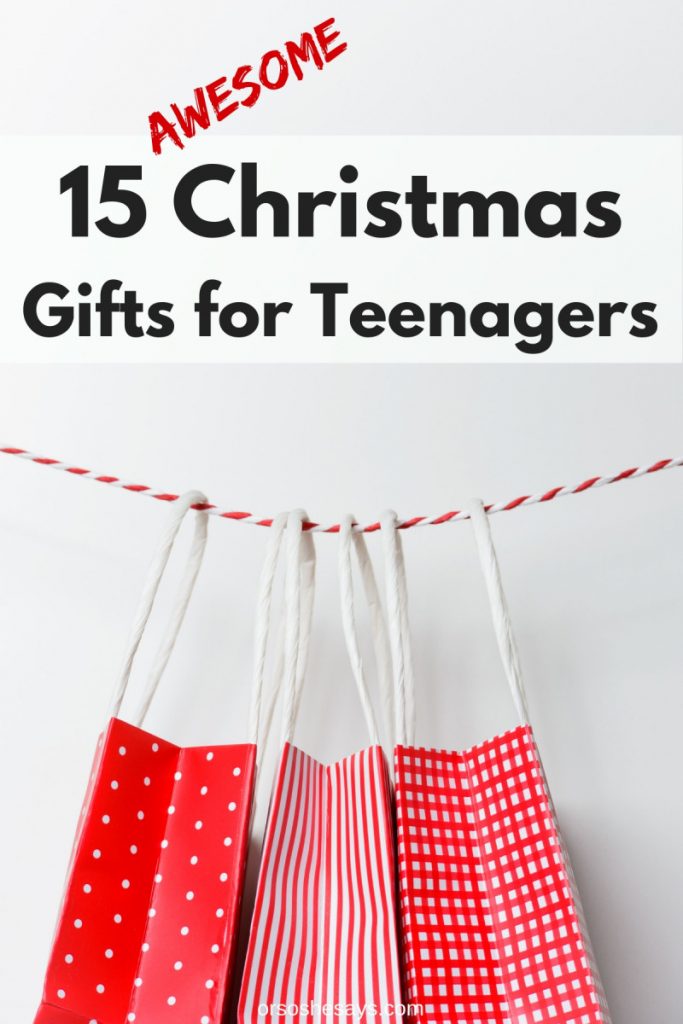 15 Awesome Christmas Gifts for Teenagers on www.orsoshesays.com #christmas #christmasgifts #giftsforteens #giftsforteenagers #holidays #giftideas