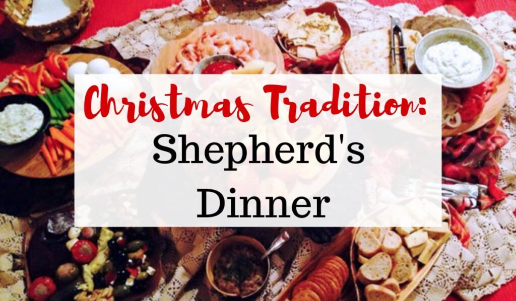 This Shepherd's Dinner will bring the true spirit of Christmas into your homes. Host a traditional meal and have a conversation about the Good Shepherd. www.orsoshesays.com #familynight #christmas #christmastraditions #fmailytraditions #christmasfamilynight #FHE #familyhomeeveneing 