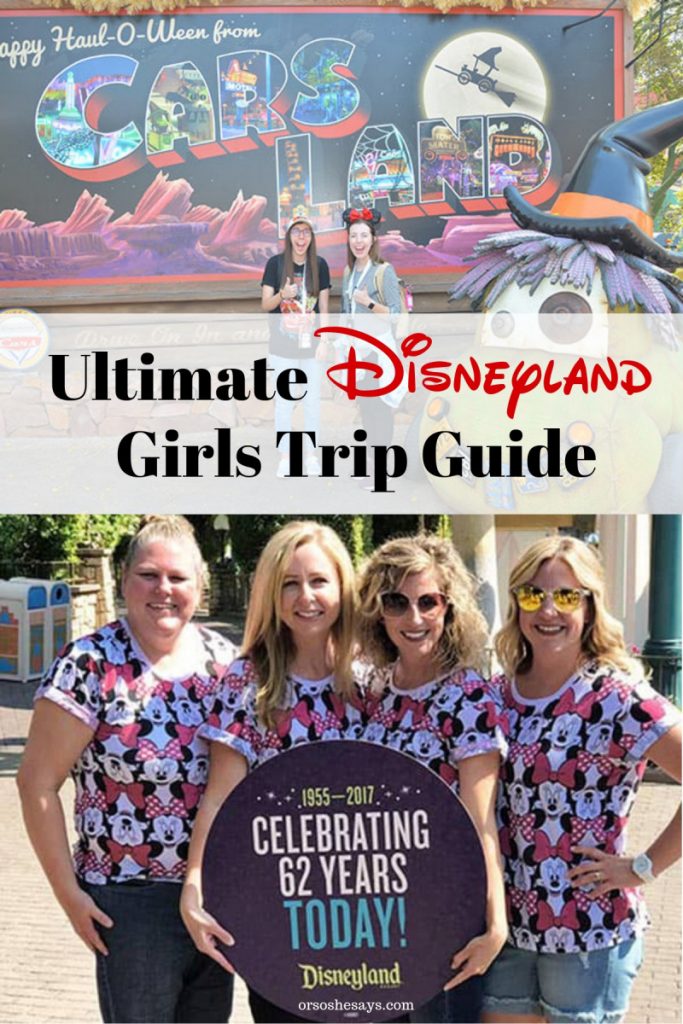 Planning a girls trip to The Happiest Place on Earth? Be sure to check out our Ultimate Disneyland Girls Trip Guide for all of the best tips and tricks! orsoshesays.com #girlstrip #disneyland #disneyvacation #osssdoesdisney