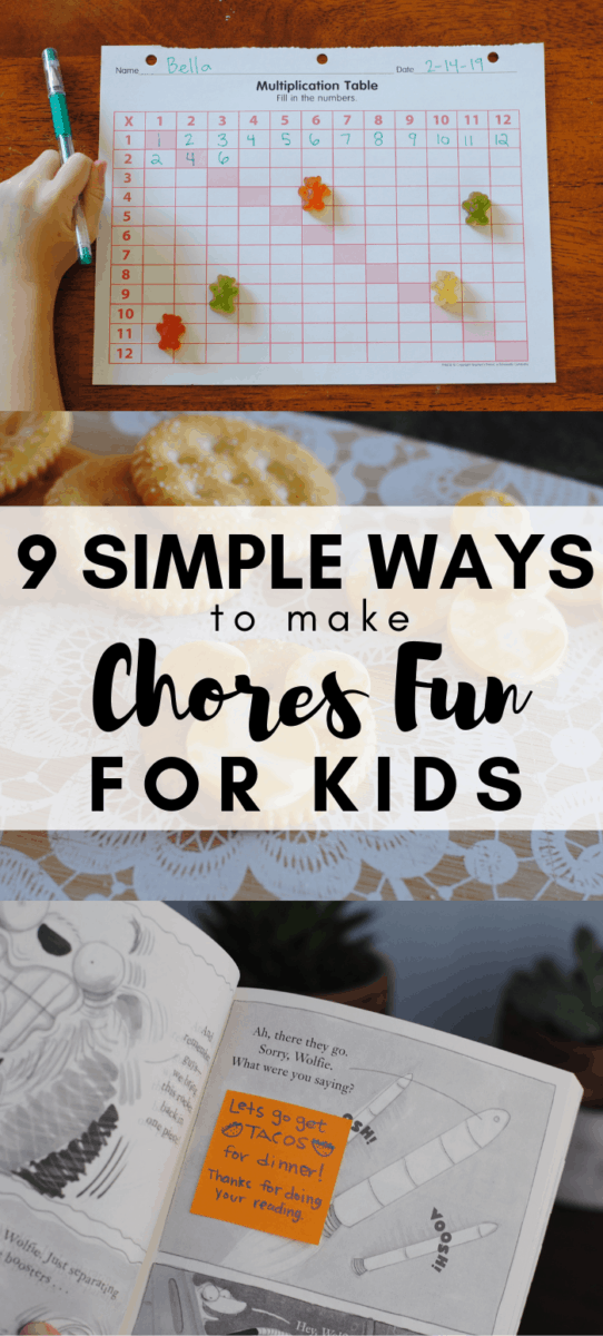 9 Simple Ways to Make Chores Fun for Kids! #orsoshesays #OSSS #ParentingWin #Chores orsoshesays.com