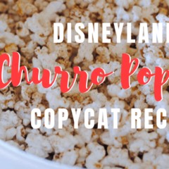 Disneyland churro popcorn is one of the fun, unique flavors added to the kettle corn collection available at Main Street U.S.A. in Disneyland. With my recipe, you can make your own at home! www.orsoshesays.com