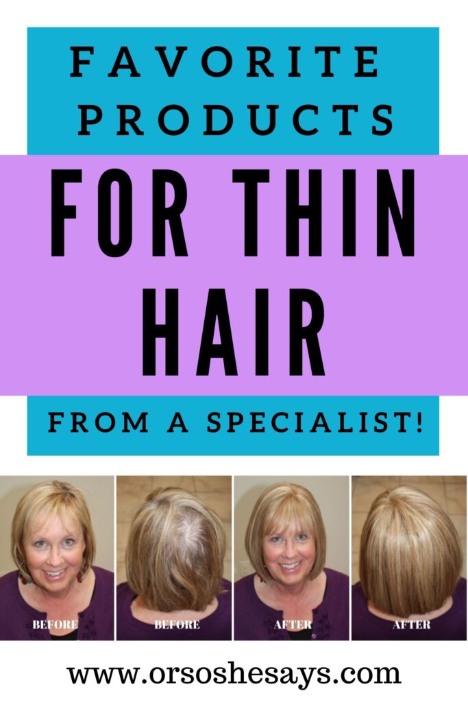 products for thin hair