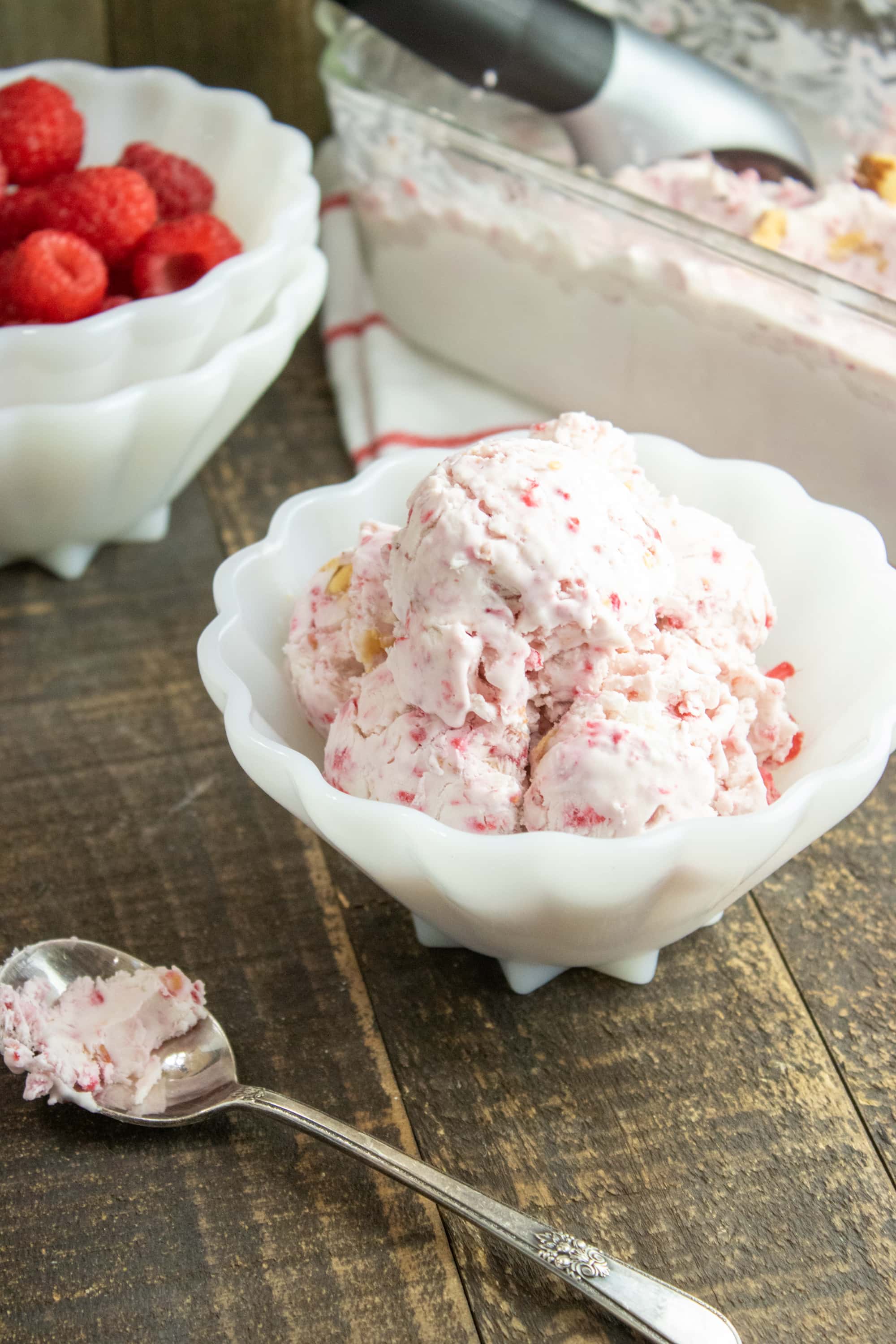 simple raspberry ice cream recipe