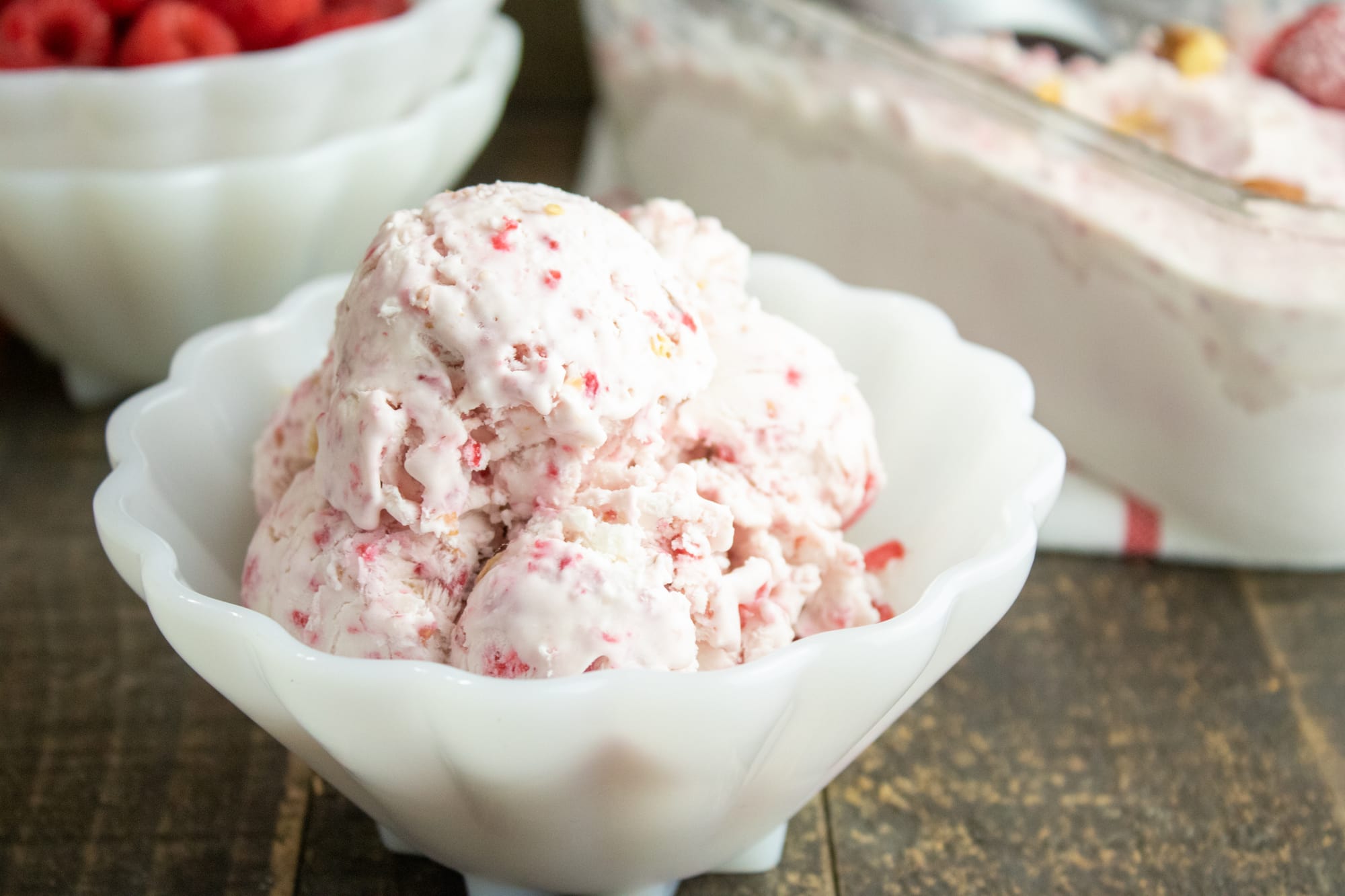 Easy Raspberry Ice Cream Recipe Without Ice Cream Maker Or so