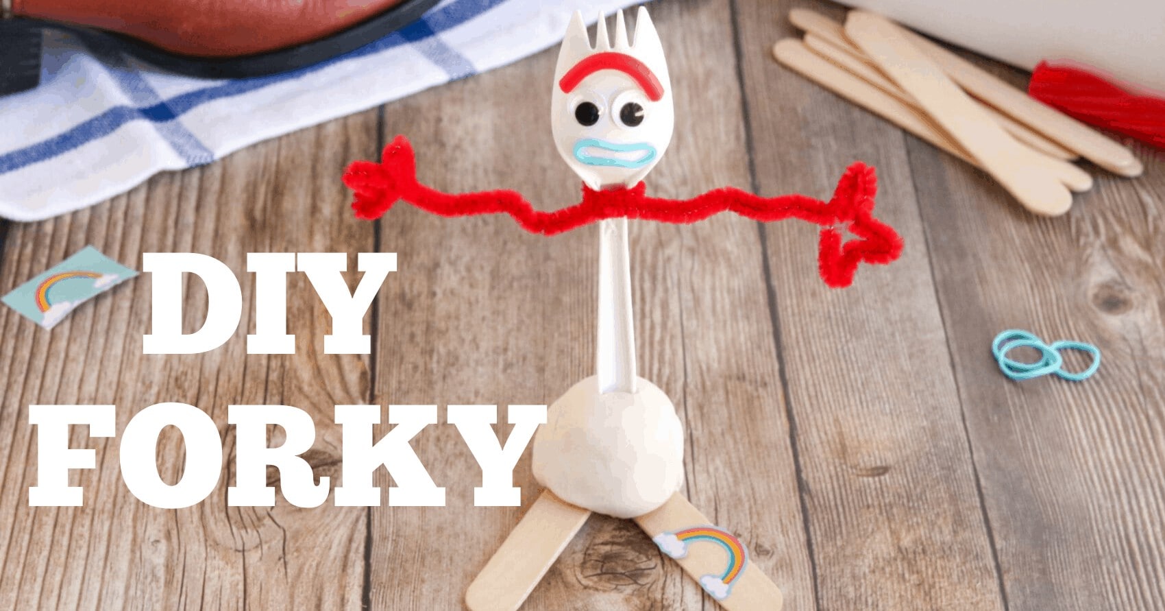 DIY Toy Story 4 Forky  Toy story crafts, Toy story party