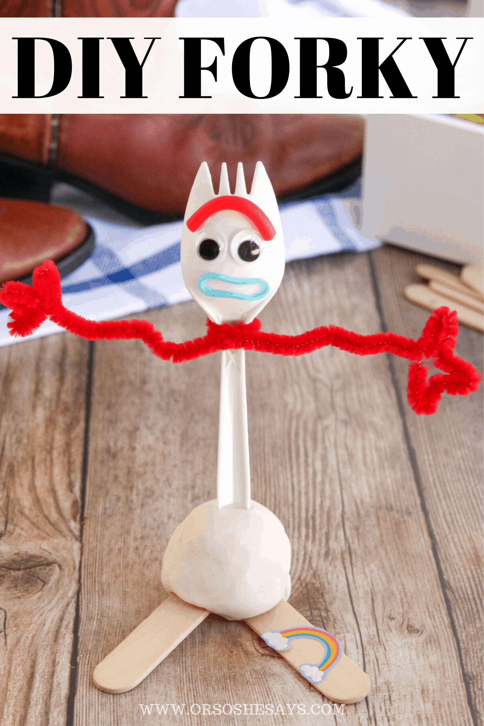 forky toy story stuffed animal