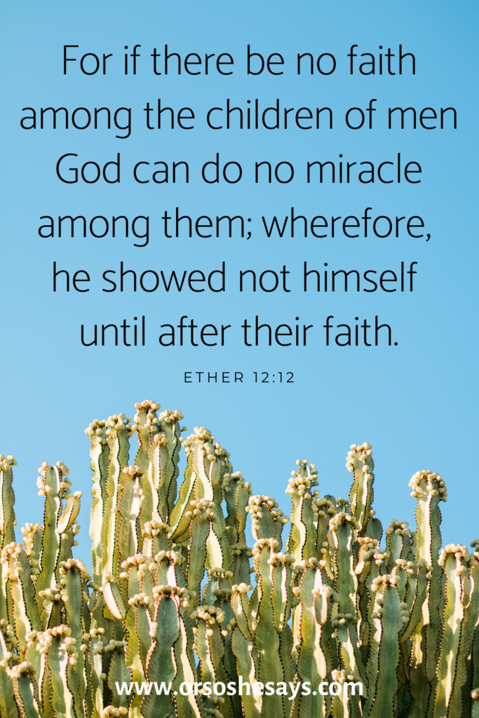 The Ultimate Collection of Scriptures on Faith - Or so she says...