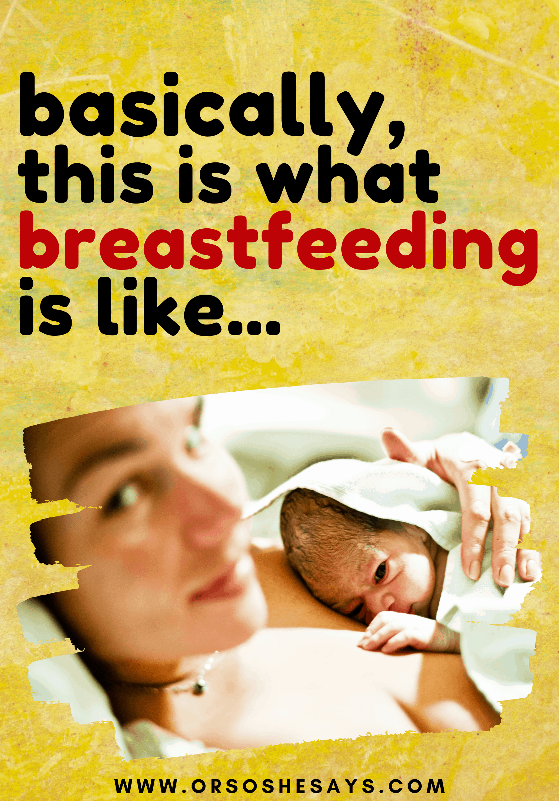 Does Breastfeeding Hurt? Is it Hard? Here's What's Real. Or so she