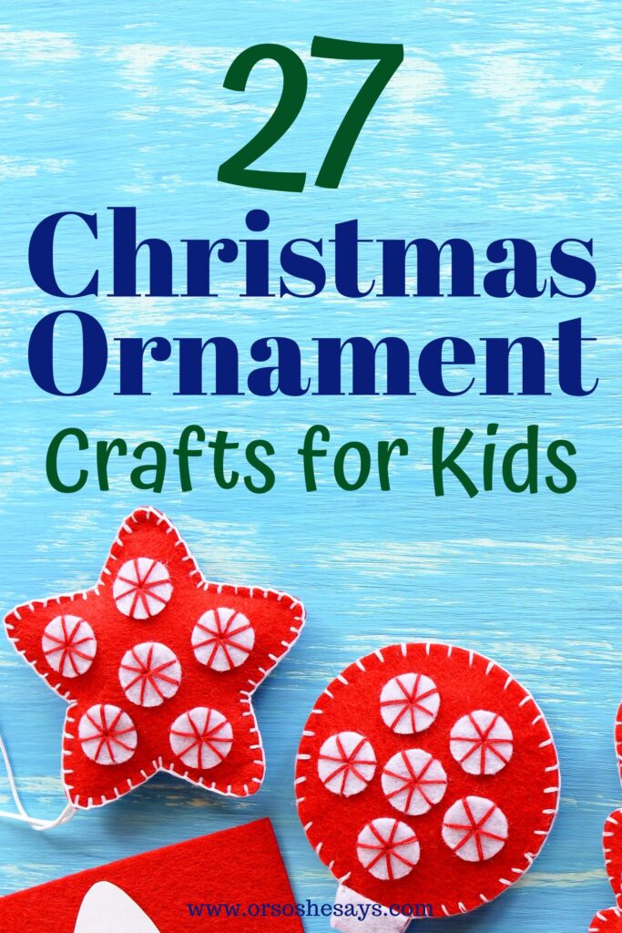 christmas ornament crafts for kids