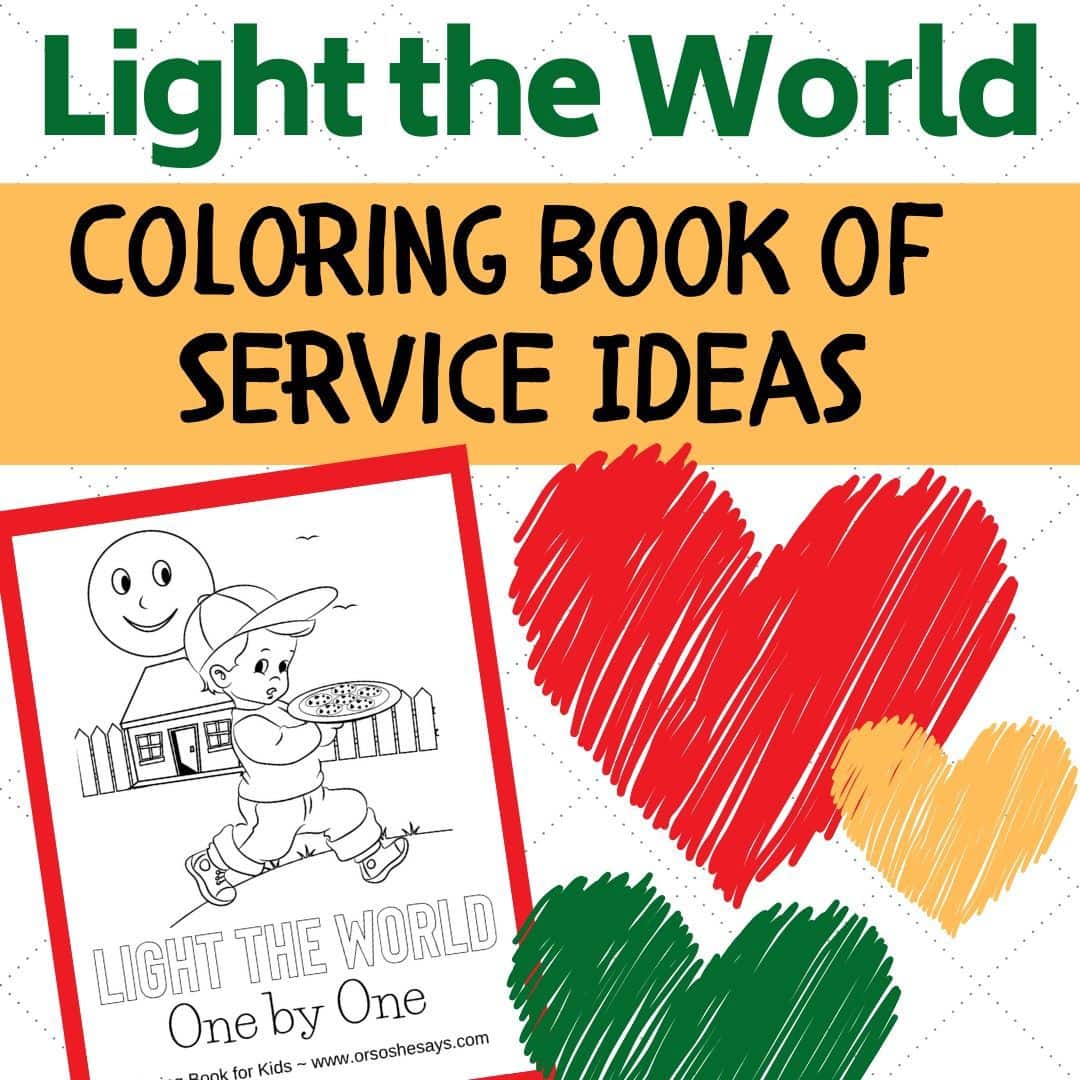 Light the World Activity Service Ideas Coloring Book for Kids Or so