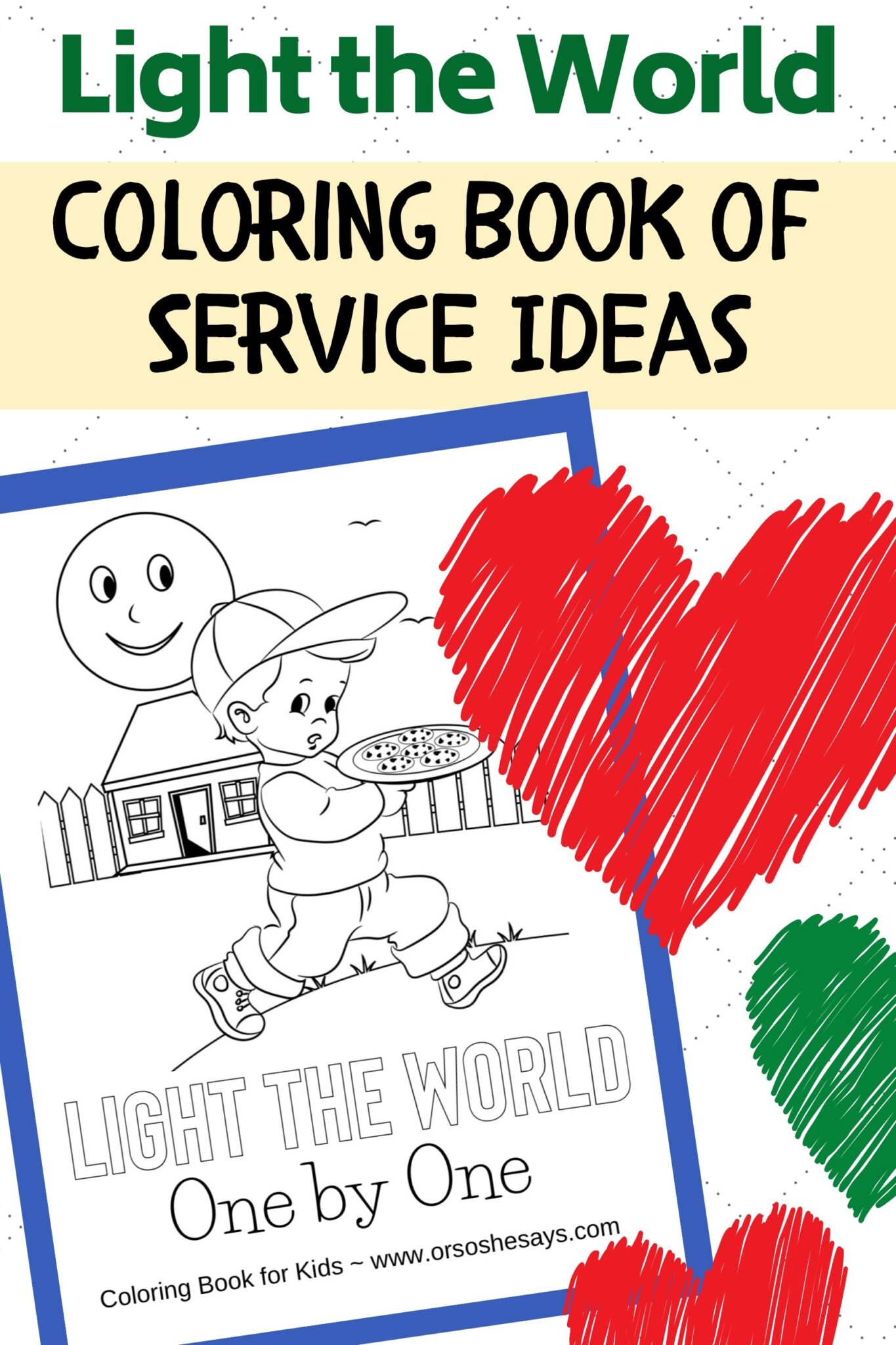 Light the World Activity Service Ideas Coloring Book for Kids Or so