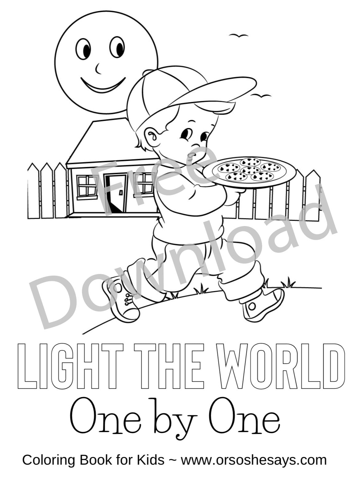 lds coloring page