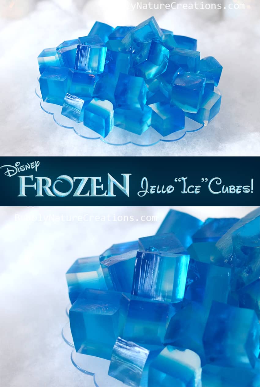 frozen ice cubes