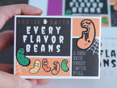 Bertie Botts Every Flavor Beans DIY Box ~ Harry Potter PDF Printable ...